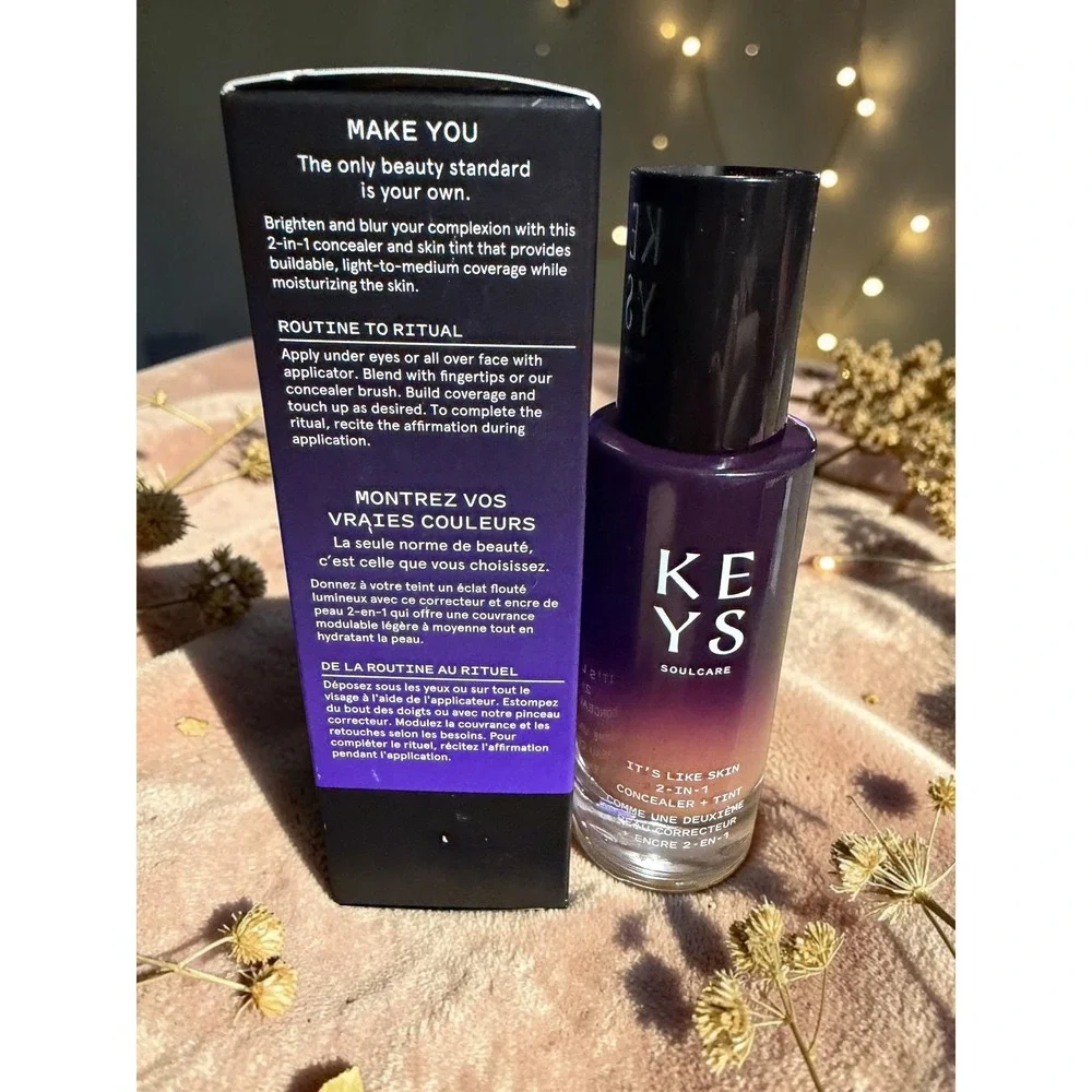 Keys Soulcare - It's Like Skin 2-in-1‎ Concealer + Tint - Deep Tan Neutral *NIB*